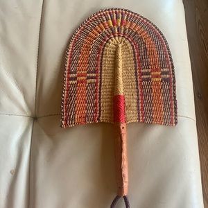 Hand woven fan
